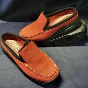 Cole Haan Country NikeAir red Suede Slip On Loafers Mules Shoes Women’s 7B